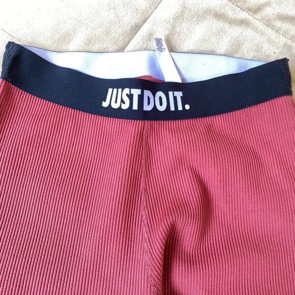 Nike Sportswear Leggings Ribbed JDI BV5272-661 Women's Size M nwot - Picture 9 of 11